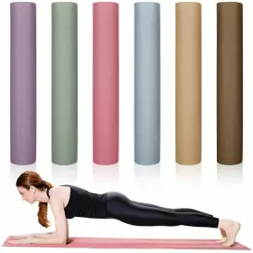 NEN-TIMGLE-2298 TIMGLE Pack Yoga Slip Exercise Mat Gy