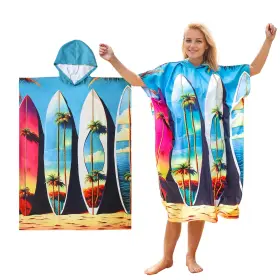 1TRBR101SURFBOARD TIRRINIA Surf Poncho Changing Towel Hooded