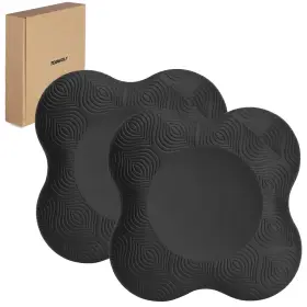 J19186-TW-US TOBWOLF Yoga Knee Pad Foam Kneeling Mat Slip