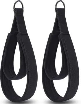 J19499-TW-US TOBWOLF Pilates Straps Double Loop Ring Reformer