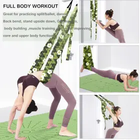 331632951707 TOCO FREIDO Waist Leg Stretch Strap Yoga Fitness #2