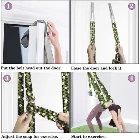 331632951707 TOCO FREIDO Waist Leg Stretch Strap Yoga Fitness #3