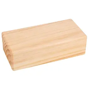 B325SW1112W4C6MGF8 TODDMOMY Solid Wood Yoga Block High Wooden