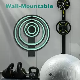 769293466206 TOPHDY Yoga Wheel Rack Wall Mount Storage Roller #3