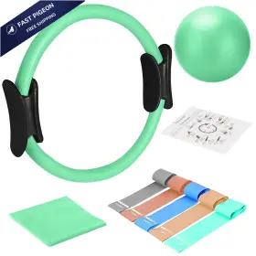 758077879288 TOPZGLEEY Pilates Ring Set Anti Deformation