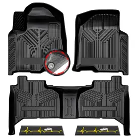CYSIL19-01A TORCIA Chevy Silverado Gmc Sierra Crew Floor Mats