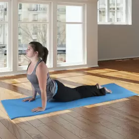 75-CMP1010 TRADEMARK GLB Yoga Mat Exercise Foam Strap Gym #2