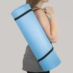 75-CMP1010 TRADEMARK GLB Yoga Mat Exercise Foam Strap Gym #3