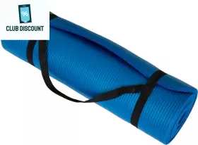 80-5134-BLUE TRADEMARK GLB Yoga Mat Exercise Foam Strap Gym