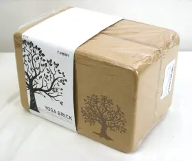 T-YB001 TREE OF LIFE Natural Cork Yoga Blocks High Density