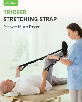 689718331325 TRIDEER Stretching Strap Yoga Physical Therapy #2