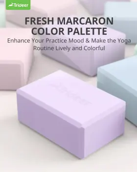 689740216027 TRIDEER Yoga Block Slip Foam Supportive Odor #2