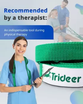 711181201864 TRIDEER Stretching Strap Loops Elastic Yoga #2