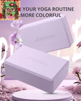 744110582383 TRIDEER Yoga Block Slip Foam Supportive Light #2
