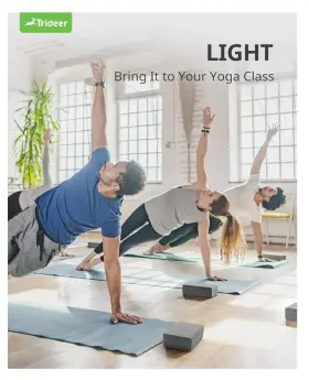 B09WMV8ZCG TRIDEER Yoga Blocks High Density Eva Foam Pack #3