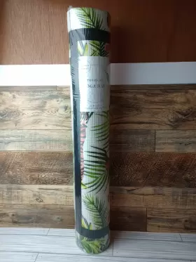131085 TROPICAL PARADISE Yoga Mat Tigers Palm Print Strap
