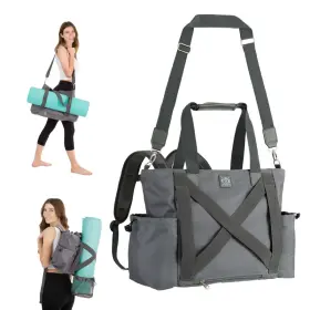 860012041008 TRULEE X ERICA Yoga Mat Bag Convertible Backpack