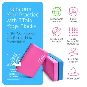 781661993114 TTOLBI Yoga Blocks Pack Resistance Bands Slip #3