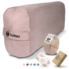 711110532867 TUMAZ Yoga Bolster Set Meditation Pillow Handle