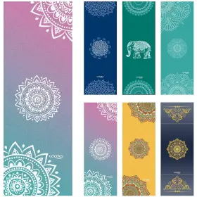 UCUSY0101MP UCOOLY Printed Yoga Towel Slip Bikram Mat Ideal
