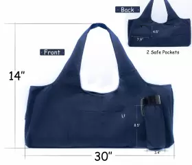675234001910 UHAWI Yoga Mat Bag Tote Sling Carrier #2
