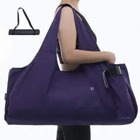 675234001972 UHAWI Yoga Mat Bag Tote Sling Carrier Pockets