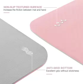 445021622610 UMINEUX Yoga Mat Slip Pilates Fitness Eco Anti #2