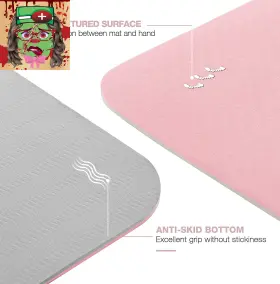 445048629654 UMINEUX Yoga Mat Slip Women Eco Tpe #2