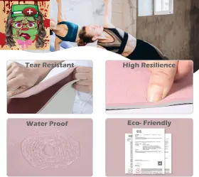 445048629654 UMINEUX Yoga Mat Slip Women Eco Tpe #3