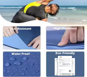 696232583840 UMINEUX Yoga Mat Men Women Tpe Fitness Gym #3