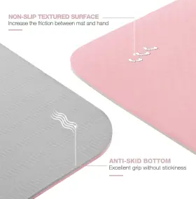 759583132928 UMINEUX Yoga Mat Slip Parfait Pink #2