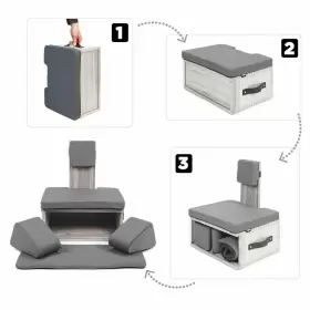 860004530824 UNGLOO Box Meditation Floor Chair Knee Hip #2