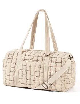 DBP001 UNILILY Quilted Travel Duffle Bag Women Weekender