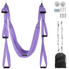 672440250637 UPCIRCLESEVEN Aerial Yoga Swing Set Ceiling