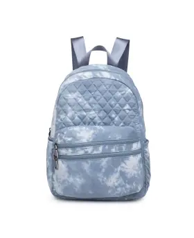 30913 URBAN EXPRESSIONS Womens Diamond Quilt Backpack Slate