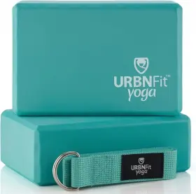 5333611986 URBNFIT Yoga Slip Foam Block Set Strap #2