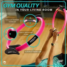 653829996940 URBNFIT Pilates Ring Magic Circle Dual Grip Foam #2