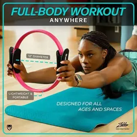 653829996940 URBNFIT Pilates Ring Magic Circle Dual Grip Foam #3
