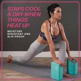 704751184445 URBNFIT Yoga Pack Foam Block Set Strap Exercise #3