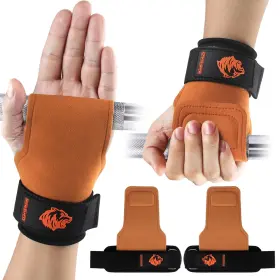 Uujome Be001 Lifting Straps Gym Wrist For Weightlifting Non-slip And Adjustable Per