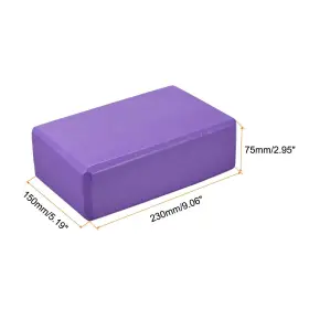 782685890106 UXCELL Yoga Block Light Eva Foam Beginners Yogis #2