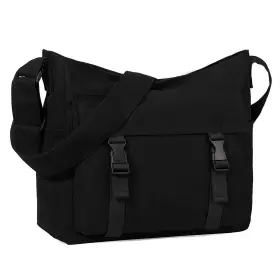 VAMB212BA VASCHY Canvas Messenger Bag Casual Crossbody Hobo