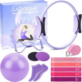 445025312340 VENUSFILTER Pilates Ring Set Workout Magic
