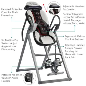 809313530095 VERAKARE Advanced Heat Massage Inversion Table #2