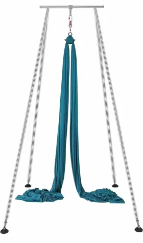 0B21F002GDFS VEVOR Aerial Silks Yoga Swing Stand Set