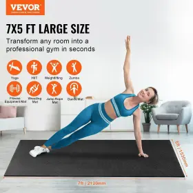 197988216551 VEVOR Exercise Mat Slip High Density Yoga #2
