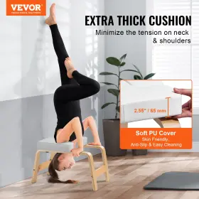 197988417682 VEVOR Yoga Headstand Bench Inversion Chair