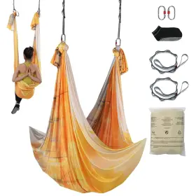DCK5X28MJBJCTCNK6V0 VEVOR Aerial Yoga Hammock Swing Yards Kit