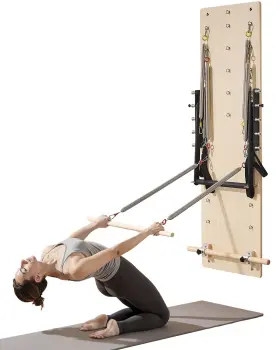 PLTQBMC00000QBKQH VEVOR Wall Pilates Reformer Springboard Gym