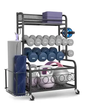 RK010 VEVOR Gym Workout Organizer Yoga Mat Storage Rack RK010 VEVOR Gym Workout Organizer Yoga Mat Storage Rack